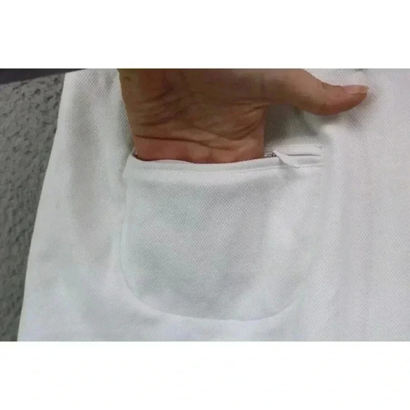 T by Talbots White Skort-Size Medium-Tulip Hem-Zipped Pockets - Picture 9 of 10